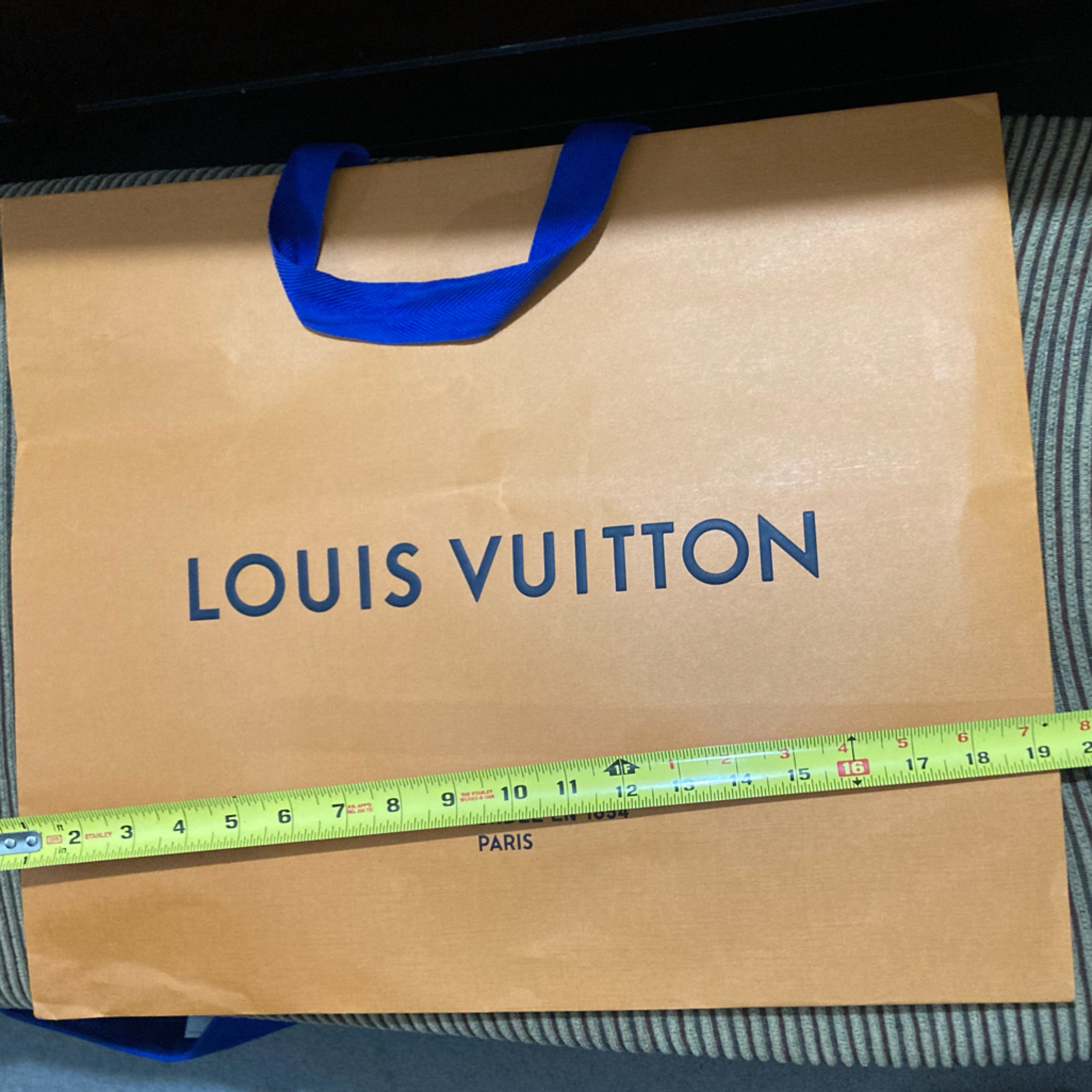 Large Louis Vuitton Gift Shopping Bag Authentic 16x19